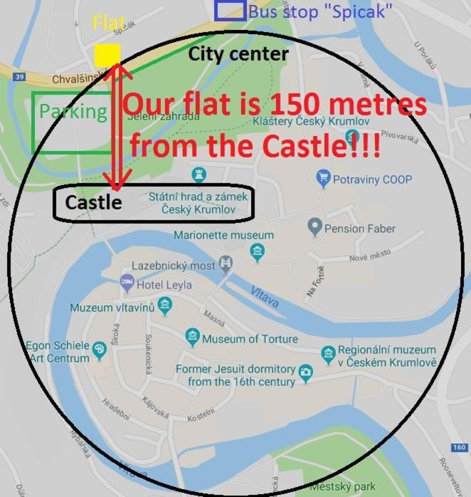 The Best Castle View-Bus Station, Parking, Center Český Krumlov 外观 照片